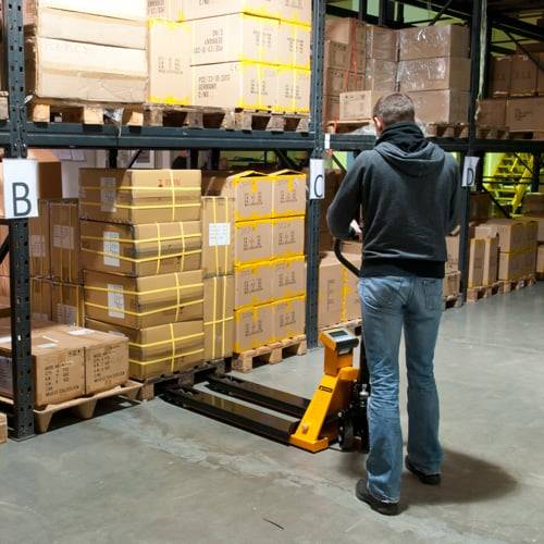 PCE Instruments PCE-PTS 1N Palletweegschaal Weegbereik (max.) 2000 kg Resolutie 1000 g werkt op een accu-3