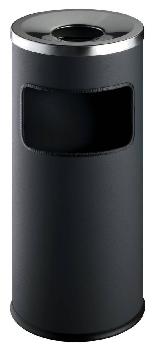 DURABLE prullenbak veilig met asbak rond antraciet-7