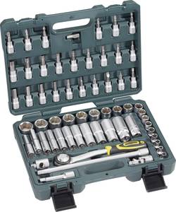 Conrad Brüder Mannesmann M 2045-SL Dopsleutelset Metrisch 3/8" (10 mm) 61-delig aanbieding