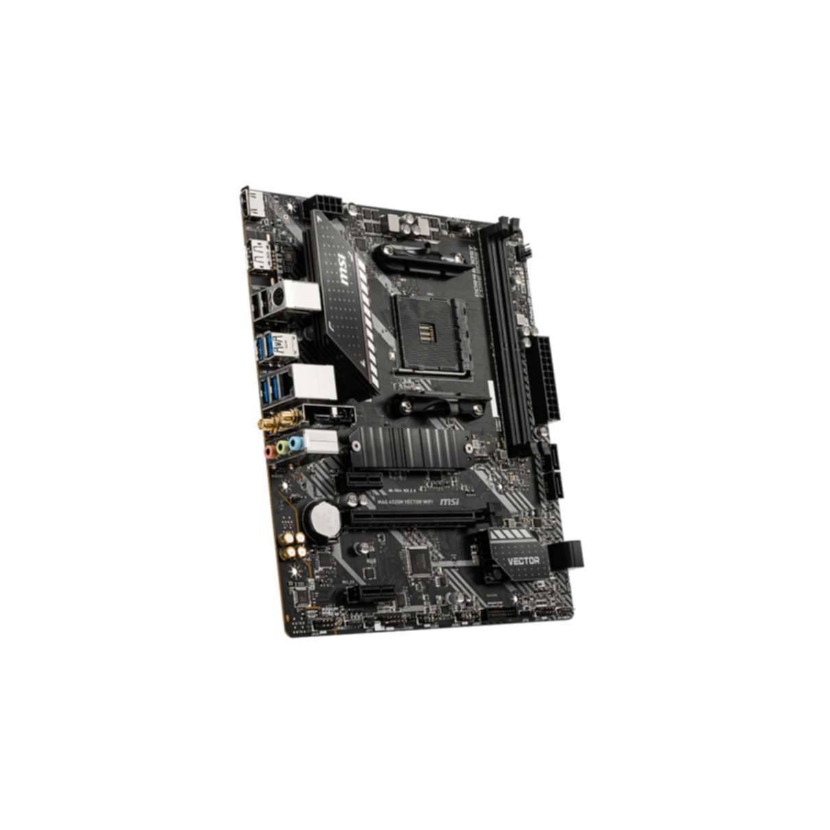 MSI MAG A520M VECTOR WIFI - Moederbord - micro ATX - Socket AM4 - AMD A520-chipset - USB 3.2 Gen 1-2