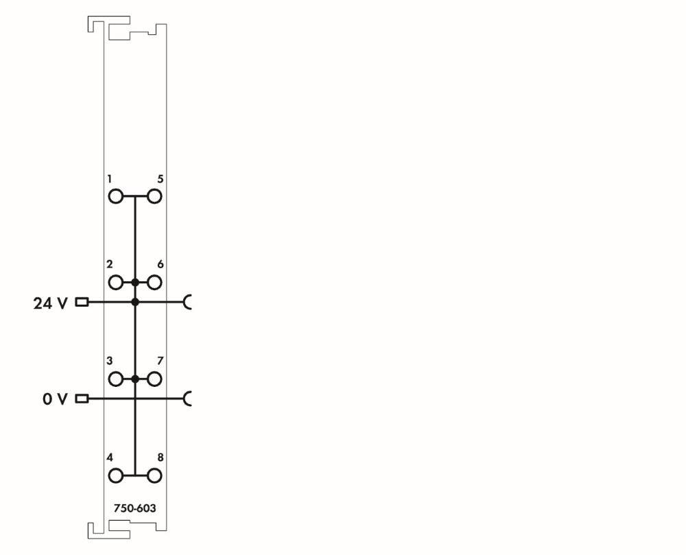 Potentiaalvermenigvuldiging 8-voudig 24 V lichtgrijs-1