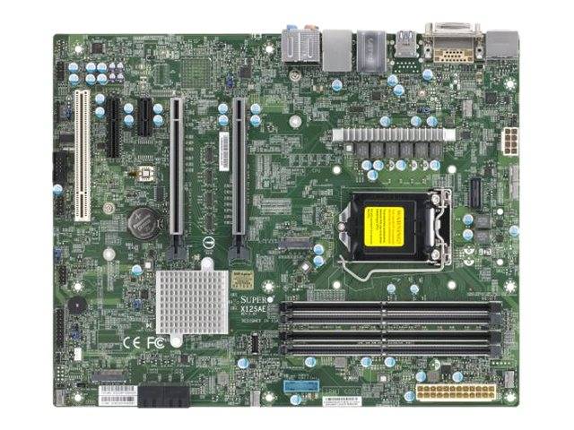 SUPERMICRO X12SAE Moederbord ATX LGA1200 W480 USB-C Gen2 USB 3.2 Gen 1 2.5 Gigabit LAN LGA1200-Sockel-0
