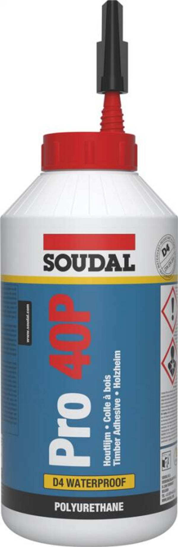 Houtlijm  Soudal Super Pro 40 P Pu             750Gr