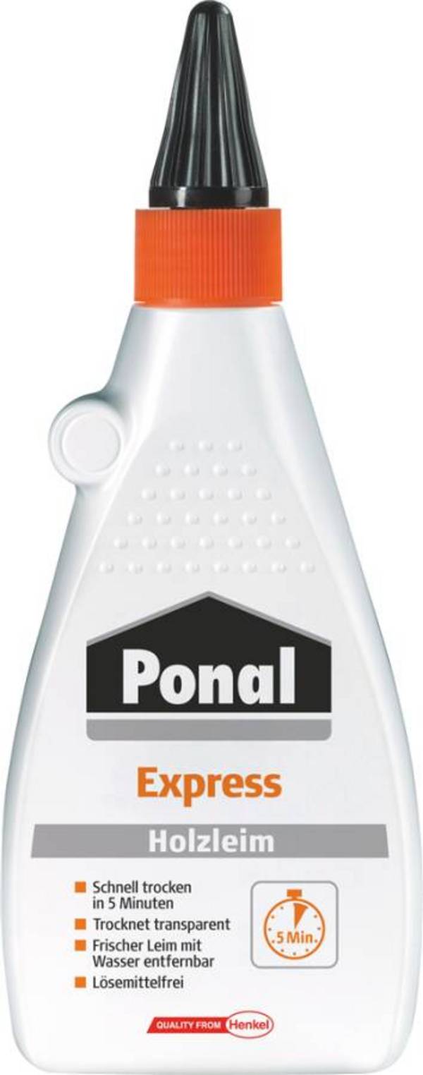 Ponal Houtlijm Express, fles met 550g, 9H PN10X