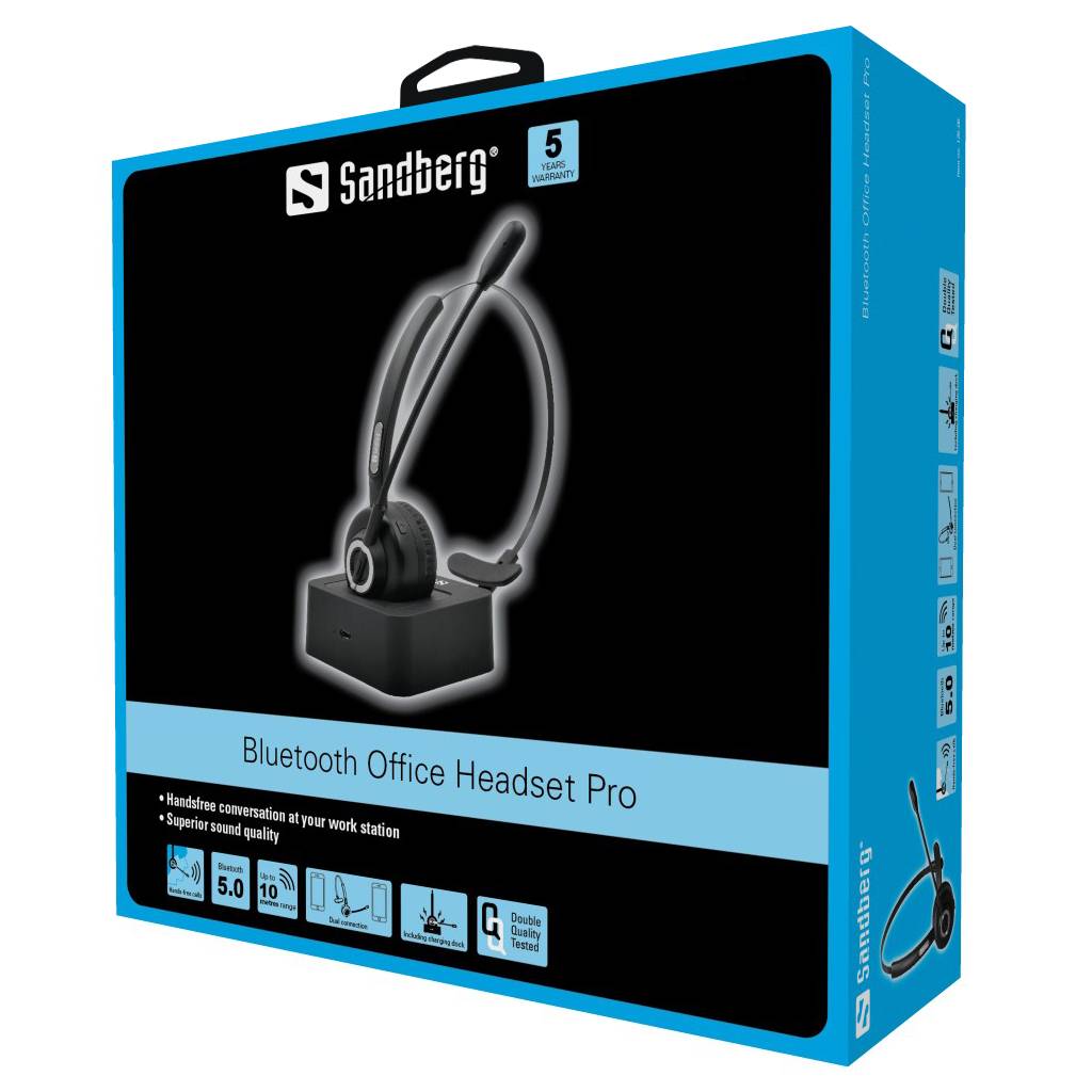 Sandberg Bluetooth kantoorheadset Pro-2