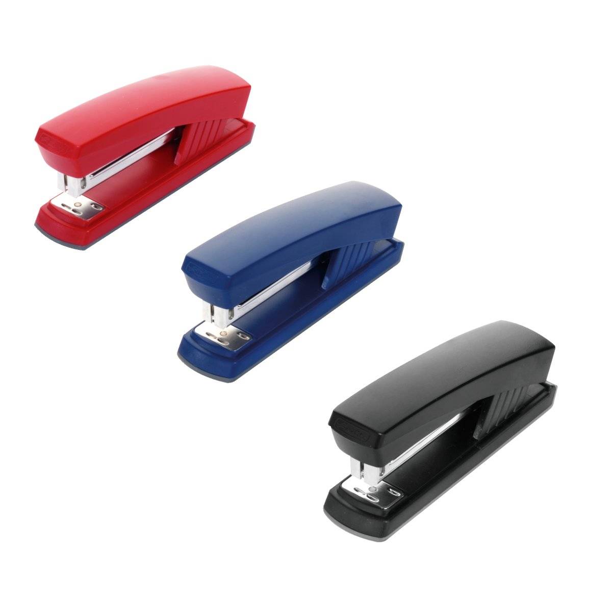 Herlitz nietmachine, kunststof metaal, nr. 24/6, 14 cm, gekleurd assortiment-1