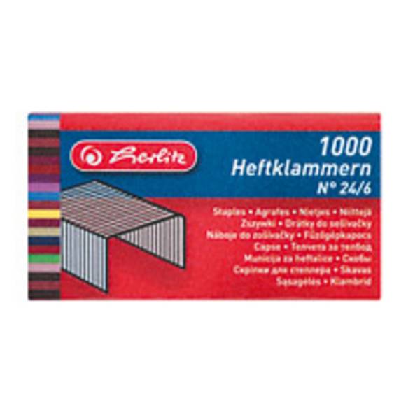 Herlitz nietje nr. 24/6 gegalvaniseerd 1000 schacht