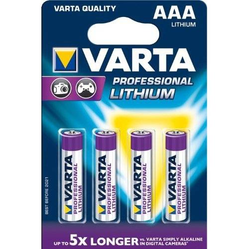 Varta Professional Lithium AAA - 1,5 V, 1100 mAh, LI/IJZER DI-1