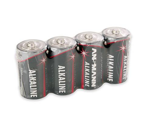1x4 Ansmann Alkaline Baby C LR 14 rode lijn - 5015571-1