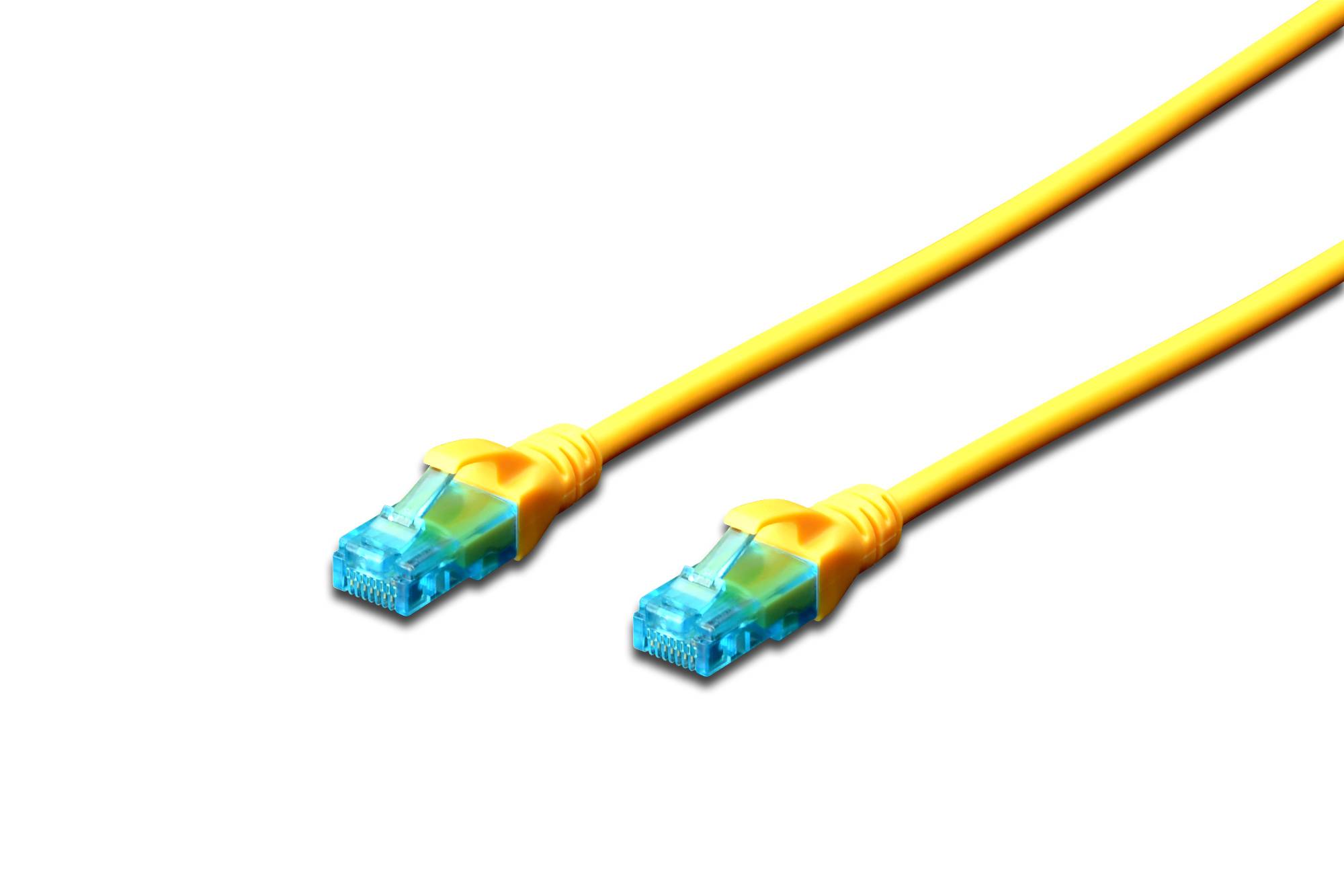 DIGITUS DK-1512-030/Y Patch cord; U/UTP; Cat 5e; RJ45-stekker,aan beide zijden; koord - 1 stuk-1