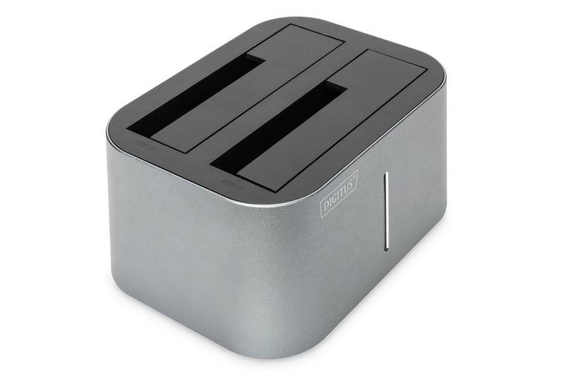 Digitus DA-71540-1 USB 3.0 SATA 6 Gb/s 2 poorten Harde schijf-dockingstation 2.5 inch, 3.5 inch Met clone-functie-1