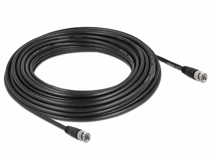BNC kabel | RG59 | 75 Ohm | koper | zwart | 15 meter-1