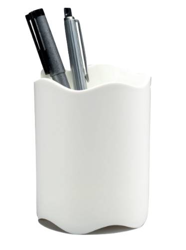 Stevige pennenhouder 1701235010, kunststof, wit-1