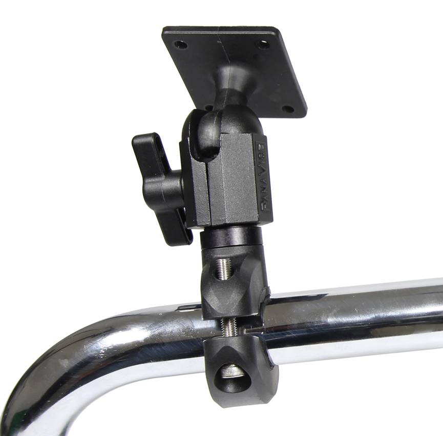 Brodit pipe mount with mounting plate, 22-31 mm | 215792-1