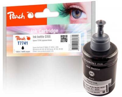 Perzikcartridge Epson CISS T7741, zwart pigment comp-1