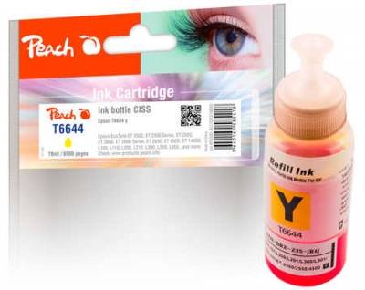 Peach cartridge Epson CISS T6644, geel comp-1