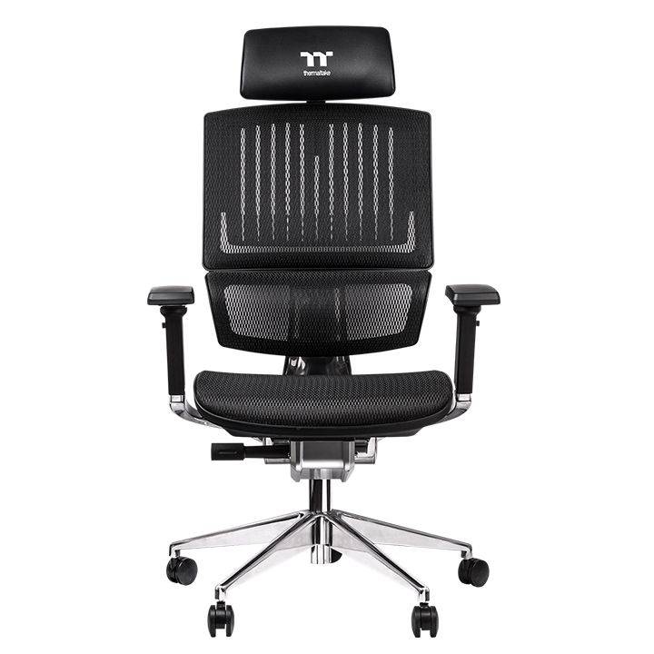 Thermaltake CyberChair E500 met mesh zitting en mesh rugleuning.-1
