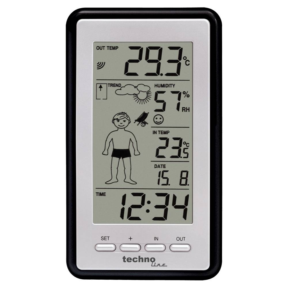 Proficell/Technoline WS 9632 zwart-0