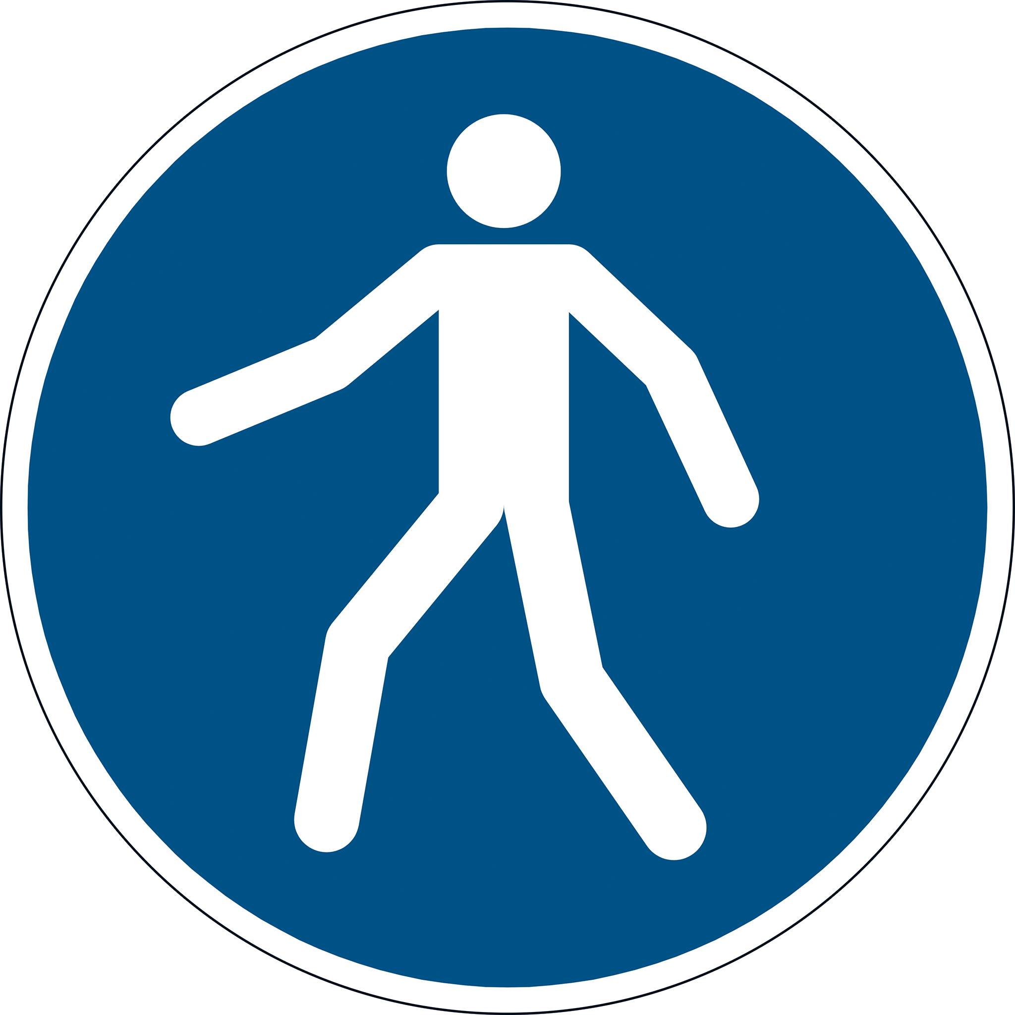Duurzaam 173106 pictogram Rond Blauw, Wit Kunststoff-5