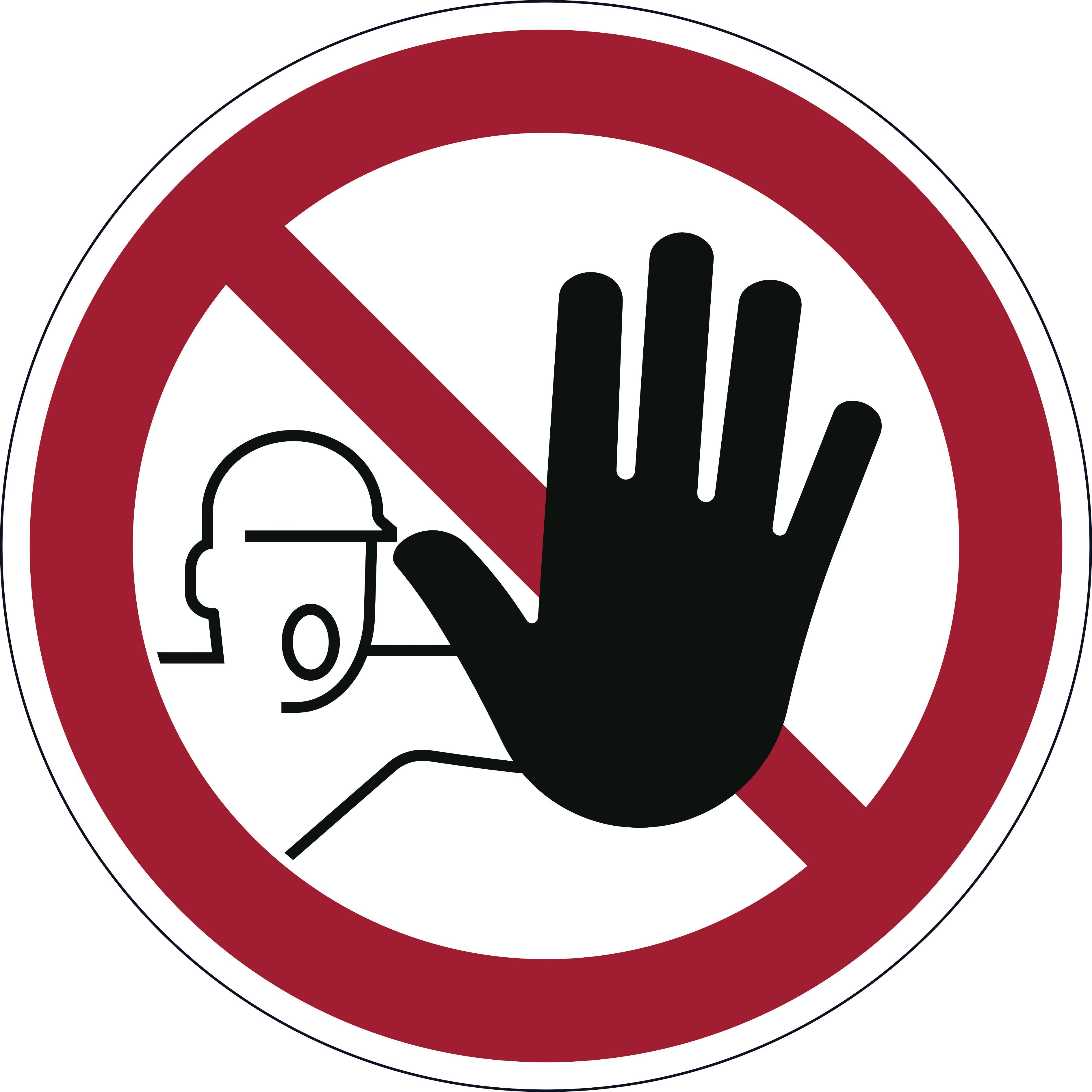 DURABLE verplichte sticker 'Gebruik voetbescherming'-2