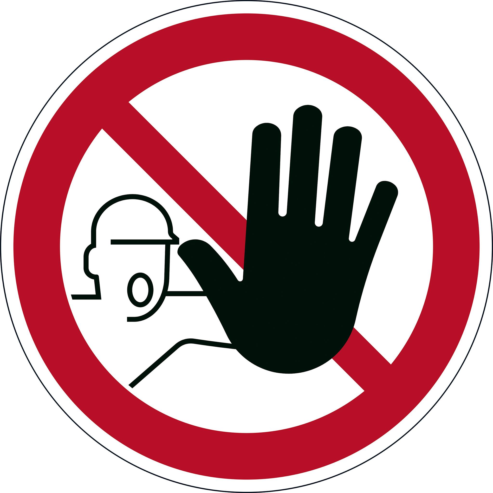 DUURZAME verbodssticker 'Geen toegang'-3