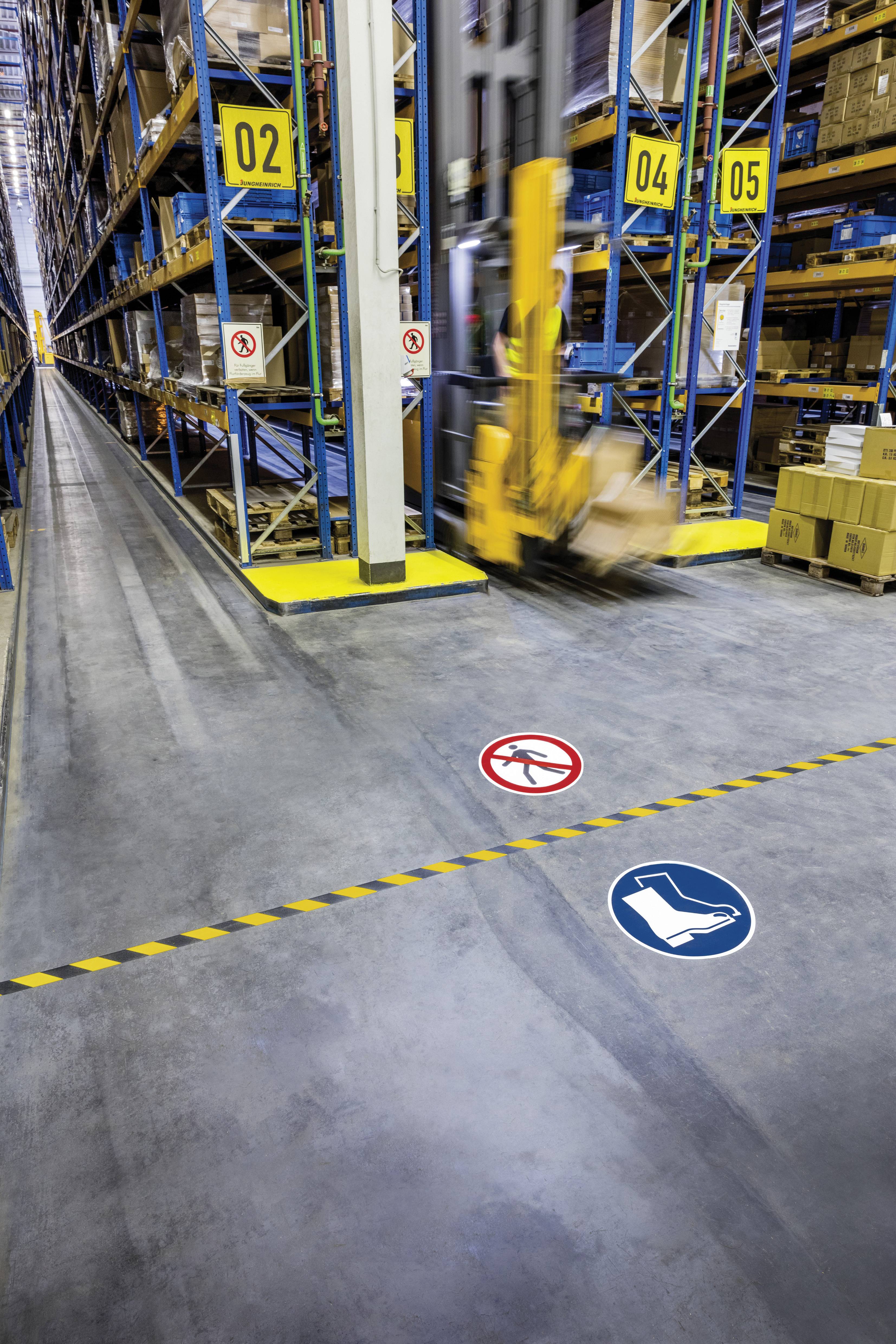 DURABLE verplichte sticker 'Gebruik voetbescherming'-4