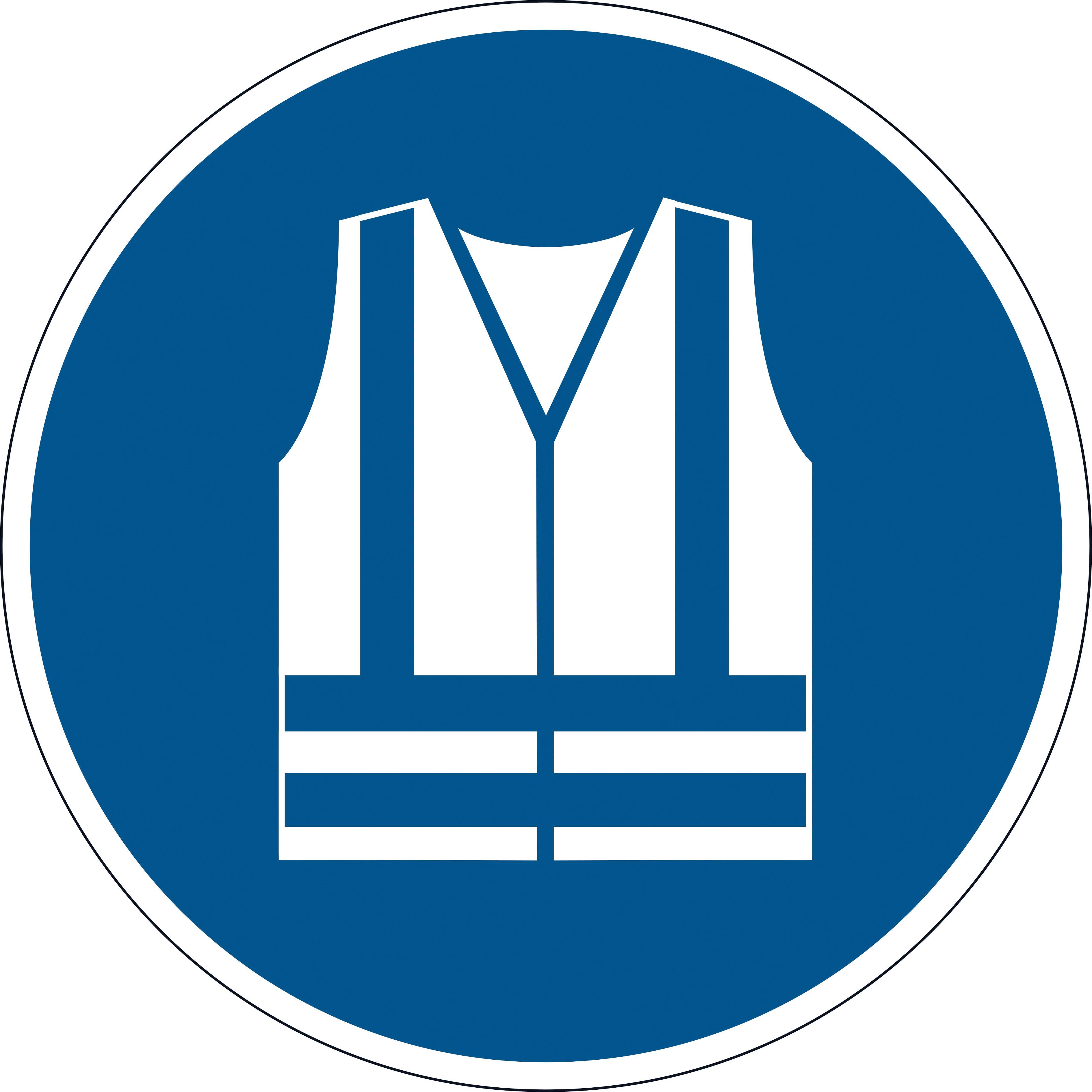 DURABLE verplichte sticker 'Draag een reflecterend vest'-3