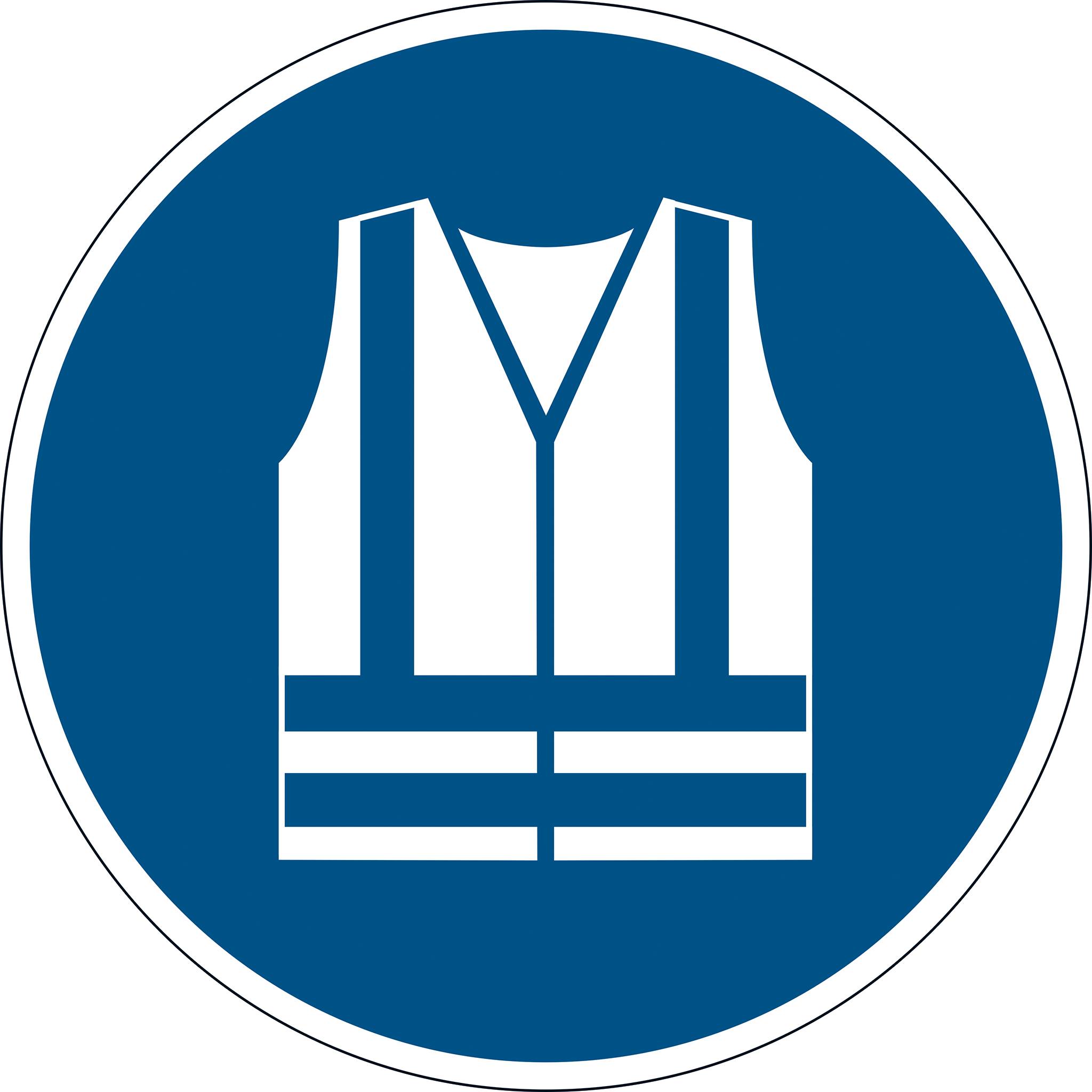 DURABLE verplichte sticker 'Draag een reflecterend vest'-4