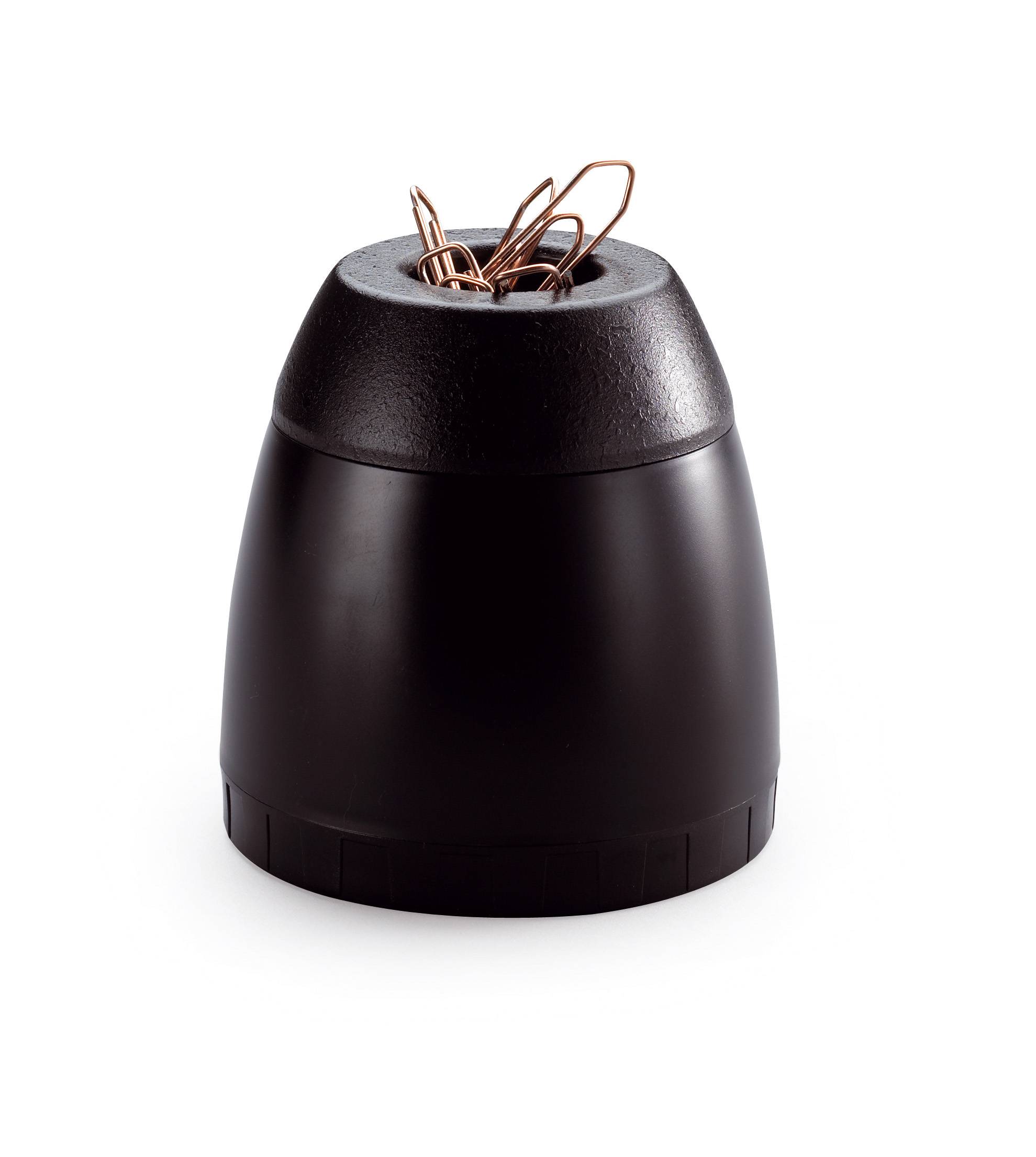 Duurzame paperclipdispenser TREND zwart-3