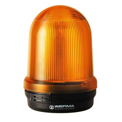 Werma Signaltechnik Signaallamp LED 829.320.55 829.320.55  Geel Flitslicht 24 V/DC 