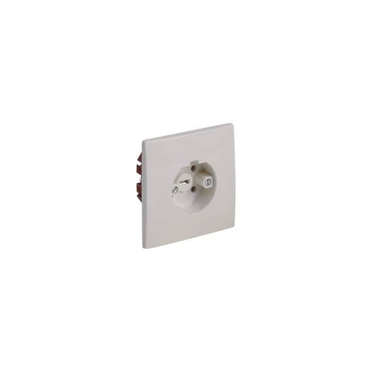 Perilex inbouw WCD 16A vierkant - 1 - stuk - creme-1