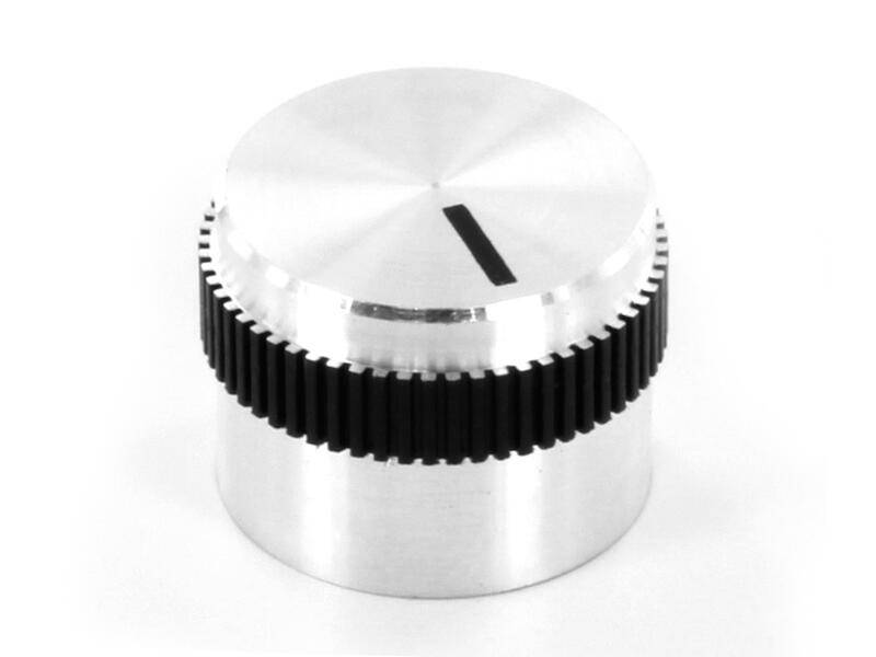 MENTOR G5617.6614 Knop; met wijzer; aluminium; Øosi: 6mm; Ø24x15mm; grijszwart - 1 stuk-0
