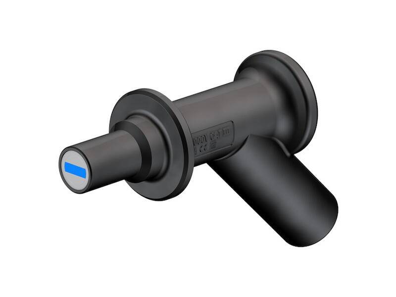 Stäubli XMA-7 66.9516-21 Veiligheids-testpunt Steekaansluiting 4 mm CAT III 1000 V Zwart 1 stuk(s)
