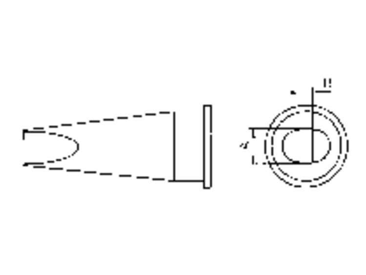 Weller LHT-D Soldeerpunt Platte vorm Grootte soldeerpunt 4.7 mm