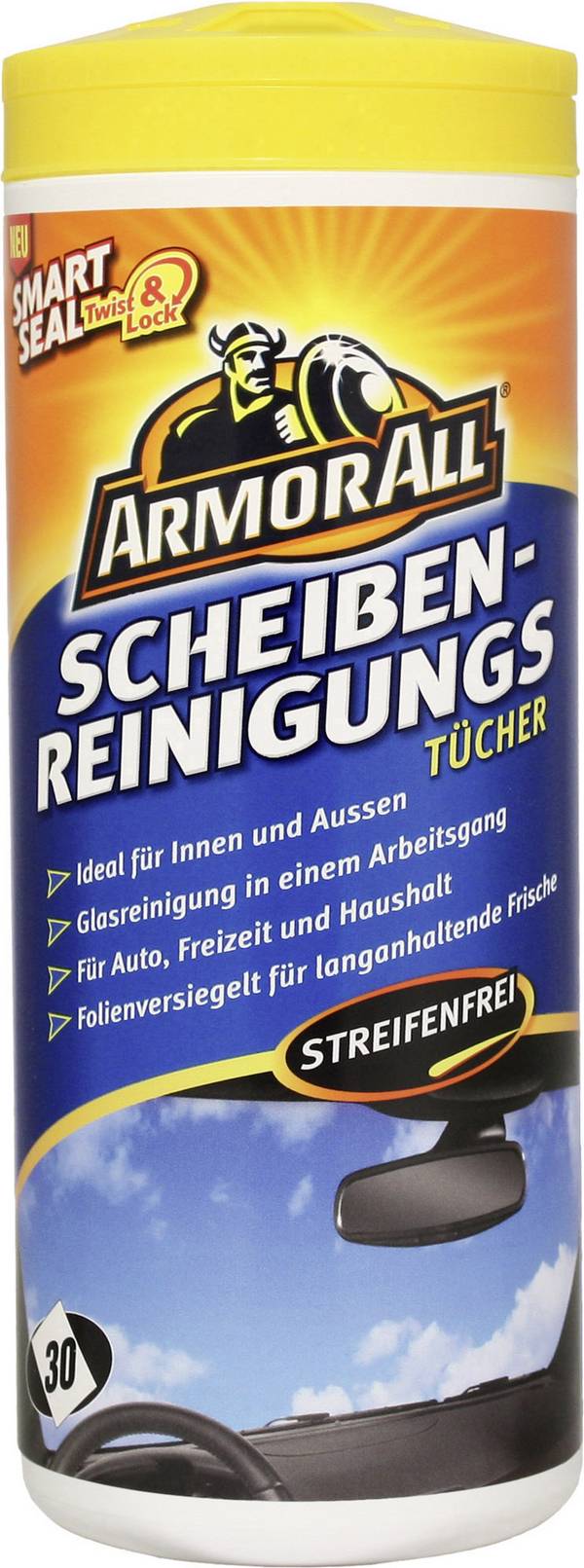 ArmorAll 37025L  Ruitenreinigingsdoekjes 30 stuk(s)