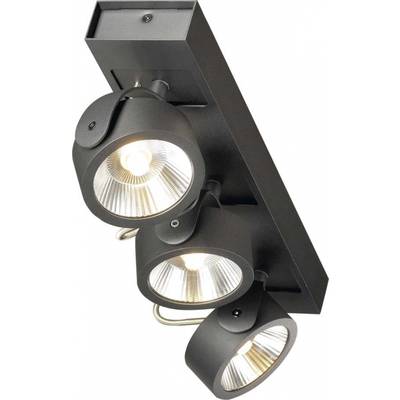 SLV 1000131  LED-plafondlamp LED   47 W Zwart