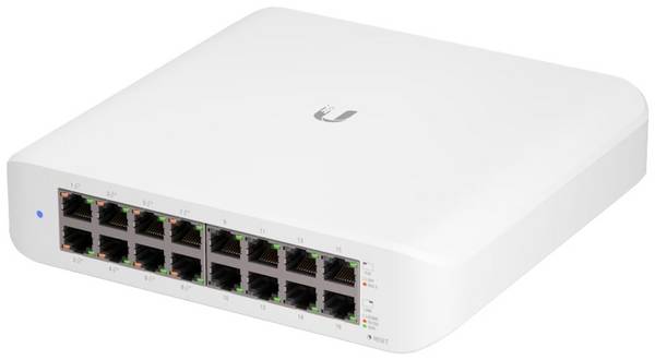 Ubiquiti Networks A121455 USW-LITE-16-POE Netwerk switch 16 poorten 1 GBit/s PoE-functie
