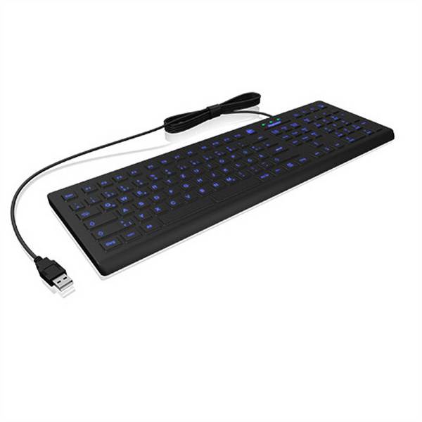 toetsenbord Keysonic KSK-8031INEL-B (DE) industrieel toetsenbord 105T bl