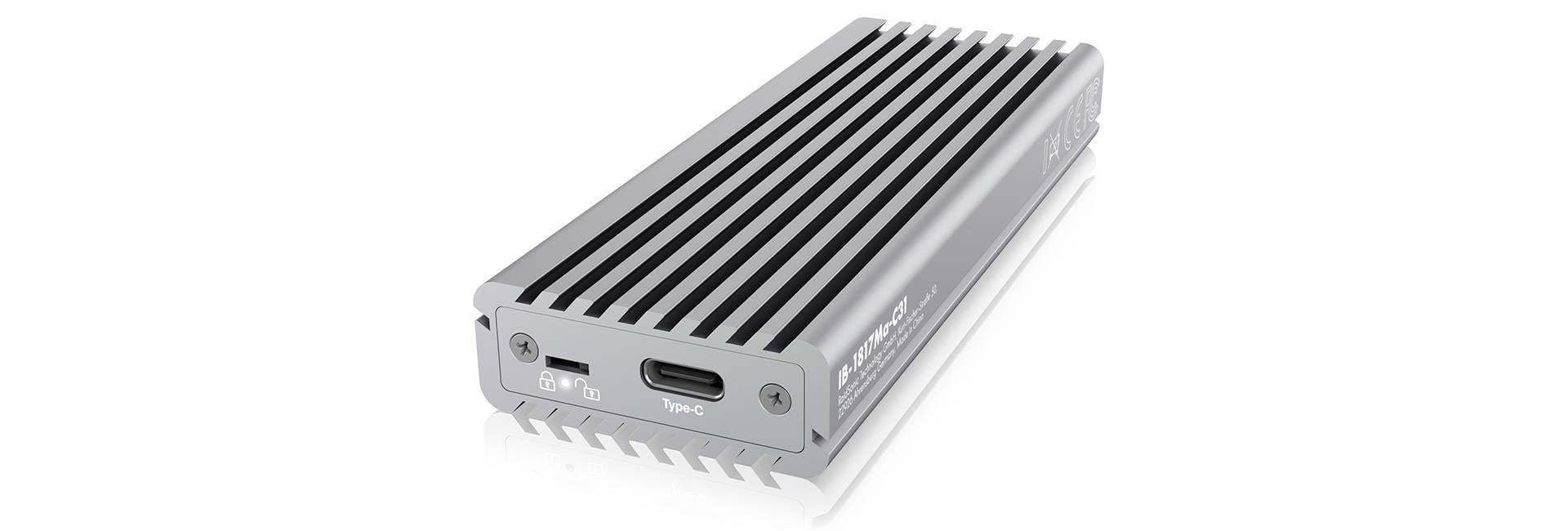IcyBox externe Type-C-behuizing voor M.2 NVMe SSD-1