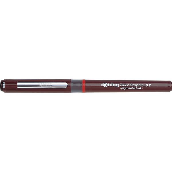 ROTRING fijnvezelpen Tikky Grafisch 0,2 mm zwart 1 stuk