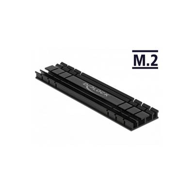 Delock Heat Sink flat 100 mm for M.2 module black-0