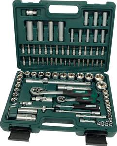 Conrad Brüder Mannesmann M 2055-SL Dopsleutelset Metrisch 1/4" (6.3 mm), 1/2" (12.5 mm) 94-delig aanbieding