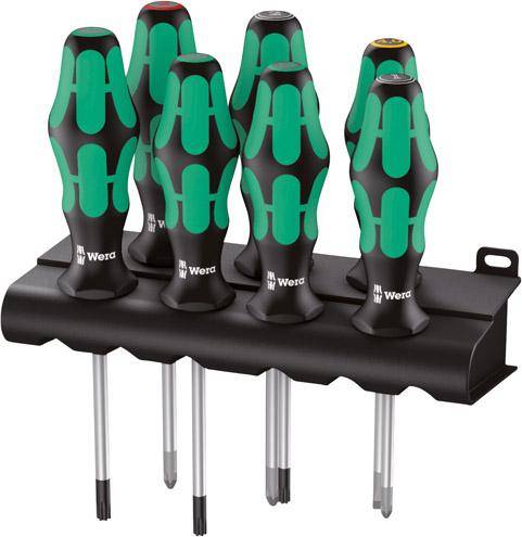 Wera 335/350/367/7 Rekschroevendraaierset Kraftform-0