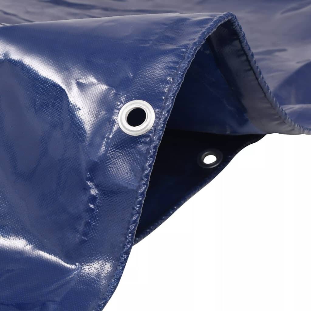 vidaXL - Dekzeil - 650 - g/m² - 3x4 - m - blauw-2