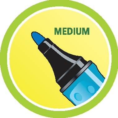 Stabilo 4006381483759 Stabilo - Cappi, viltstift, nooit meer je dop kwijt dankzij de dopring, etui met 24 kleuren-2