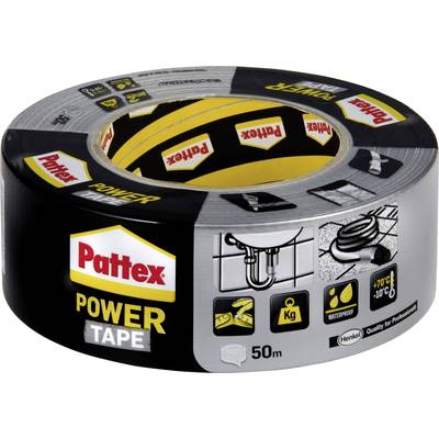 Pattex  PT5SW Textieltape Pattex Power Tape Zilver (l x b) 50 m x 50 mm 1 stuk(s)