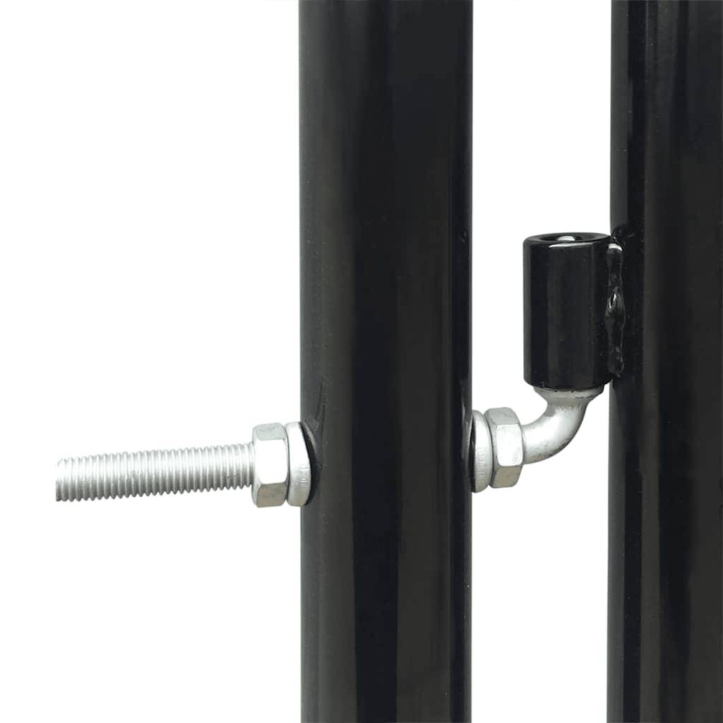 vidaXL - Poort - enkel - 300x175 - cm - zwart-2