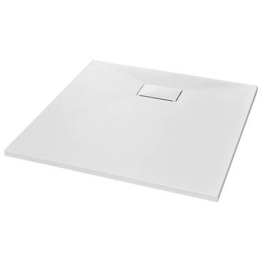 vidaXL - Douchebak - 100x80 - cm - SMC - wit