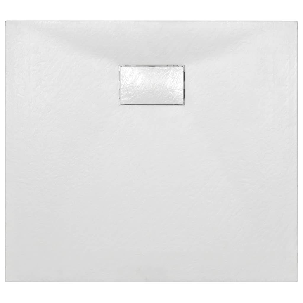 Vidaxl douchebak 90x80 cm smc wit 87198835813238719883581323-3