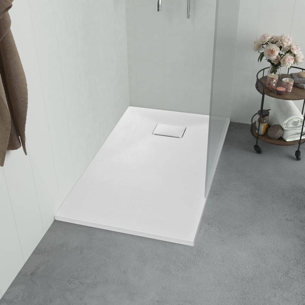 Vidaxl douchebak 90x90 cm smc wit 87198835813308719883581330-1